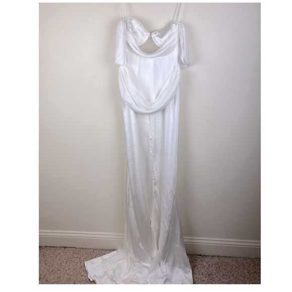 For Love & Lemons | Cora Wedding Bridal Dress White - Picture 7 of 14